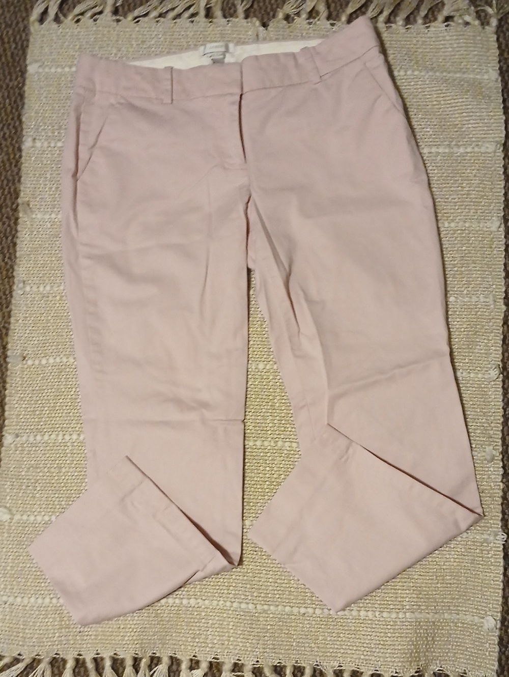 J. Crew Pale Pink Capris
